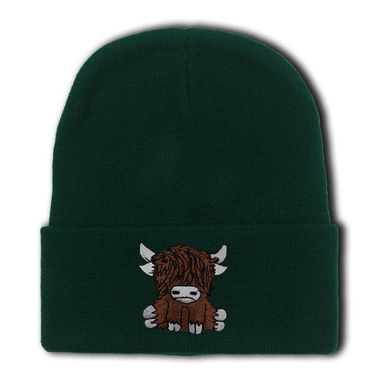 Cartoon Long Hair Yak Knitted Hat - Stylish and Warm Winter Fashion - Buy Center