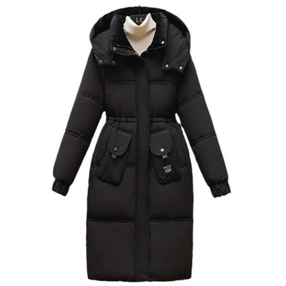 Women's Plus Size Cotton Padded Jacket - Stylish Overknee Winter Coat - Buy Center