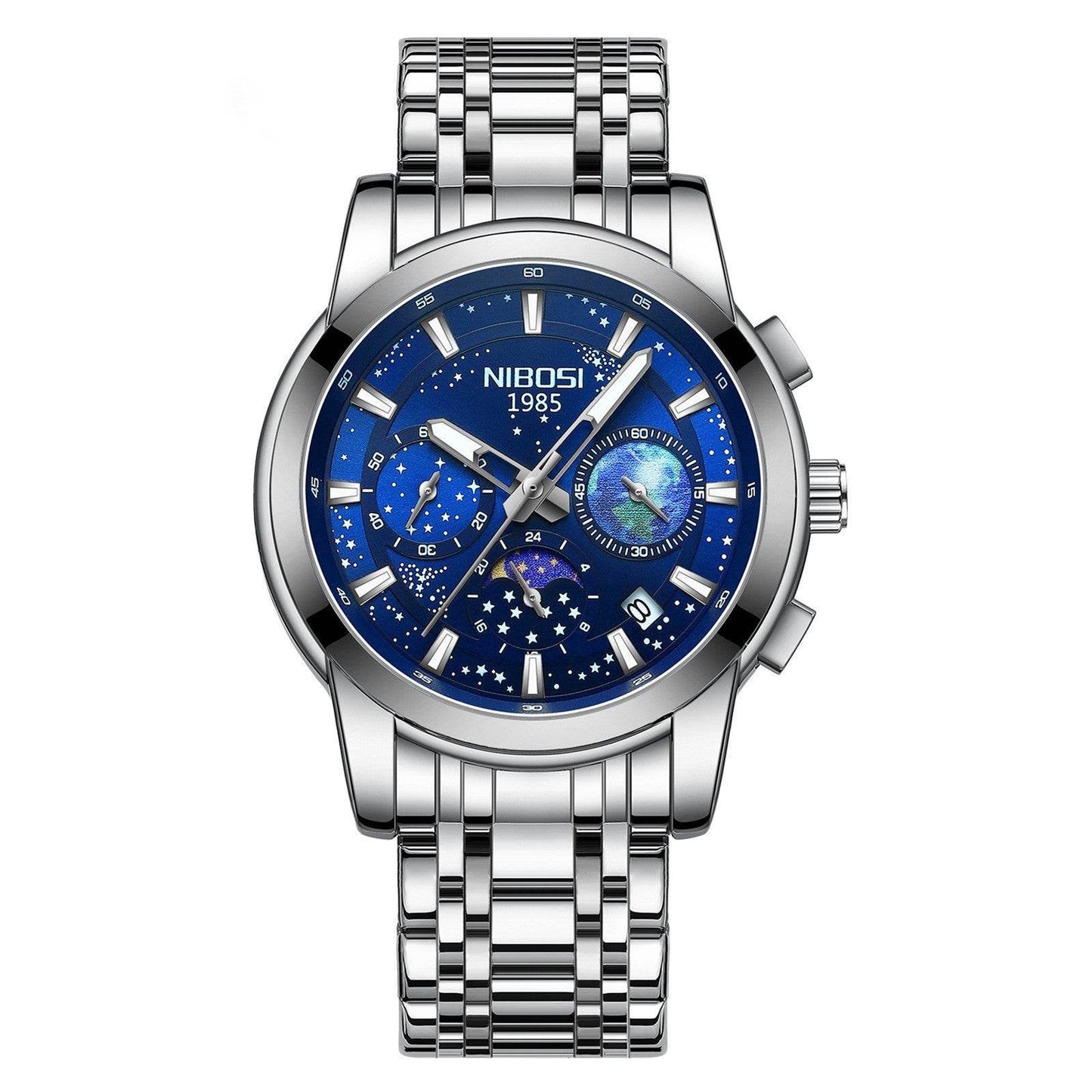 Buycenter Men's Steel Quartz Watch - Casual & Business Style, Multiple Colors - Buy Center