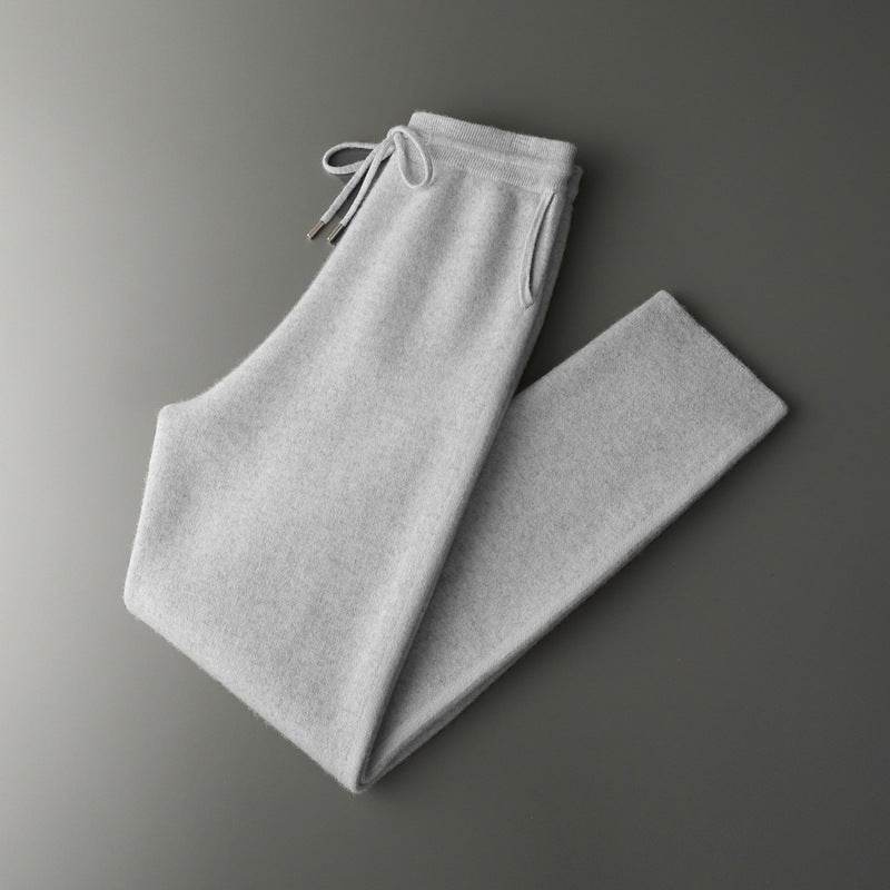 Cashmere Harem Pants for Men - Thickened Loose Fit in Assorted Colors - Buy Center