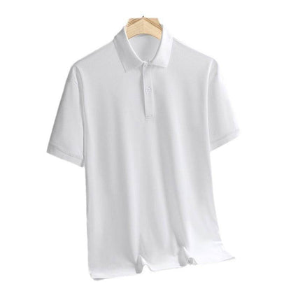 Buycenter Dad's Business Casual Lapel Half Sleeve Shirt - Summer Trendy - Buy Center