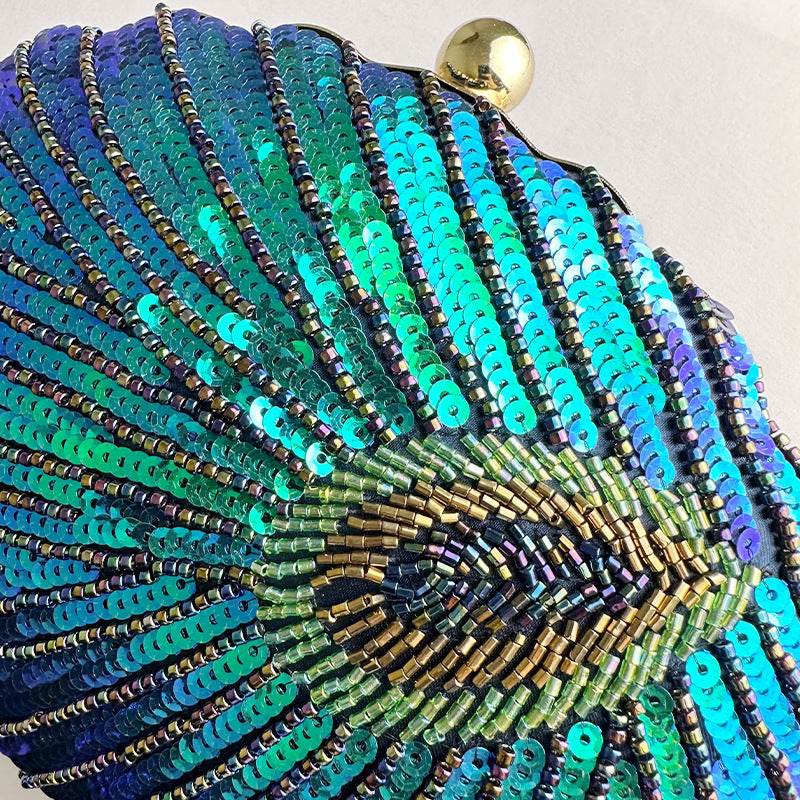 Women's Vintage Beaded One-Shoulder Handbag - Elegant Crossbody Style - Buy Center