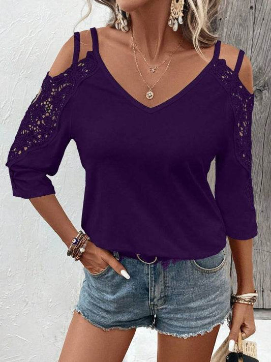 Buycenter Women's Casual Short Sleeve Top - Lightweight and Stylish - Buy Center