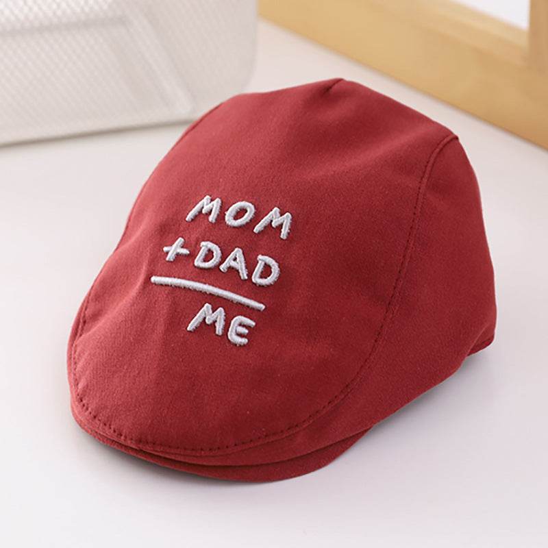 Stylish Kids Baby Sunshade Hat - Embroidered Cotton Beret for UV Protection - Buy Center