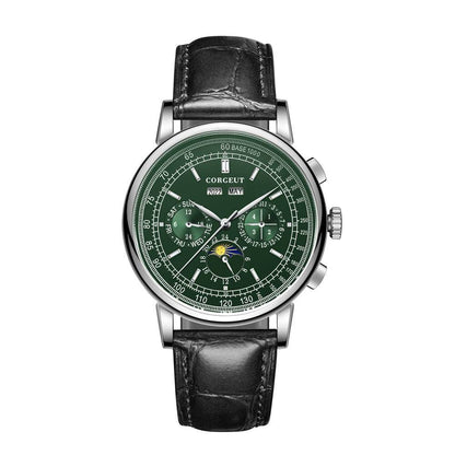 Men's Automatic Mechanical Watch - Waterproof Calendar & Stylish Design - Buy Center