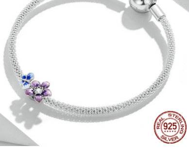 Sterling Silver S925 Beaded Bracelet - Colorful Geometric Design 2025 - Buy Center