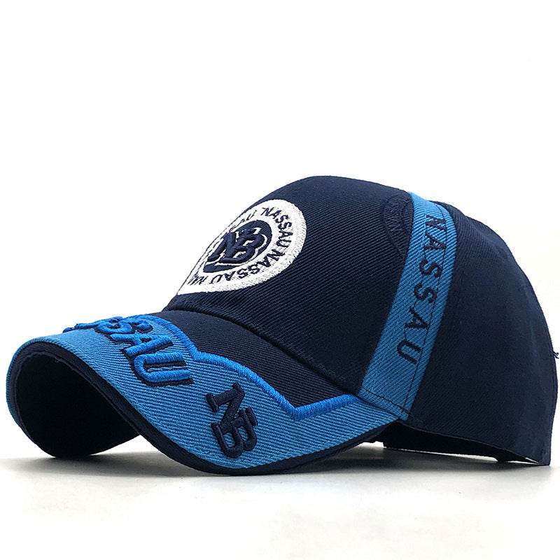 Trendy Embroidered Baseball Cap - Adjustable Cotton Sun Protection Hat - Buy Center