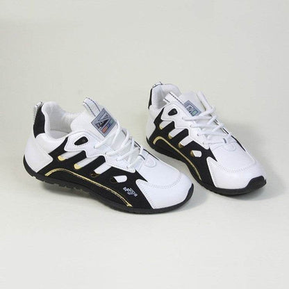 Women's Casual Color Matching Sneakers - Trendy Sport Flats 2025 - Buy Center