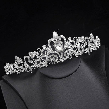 Buy Center Elegant Bride Necklace & Earrings Set - Three Piece Jewelry - Buy Center