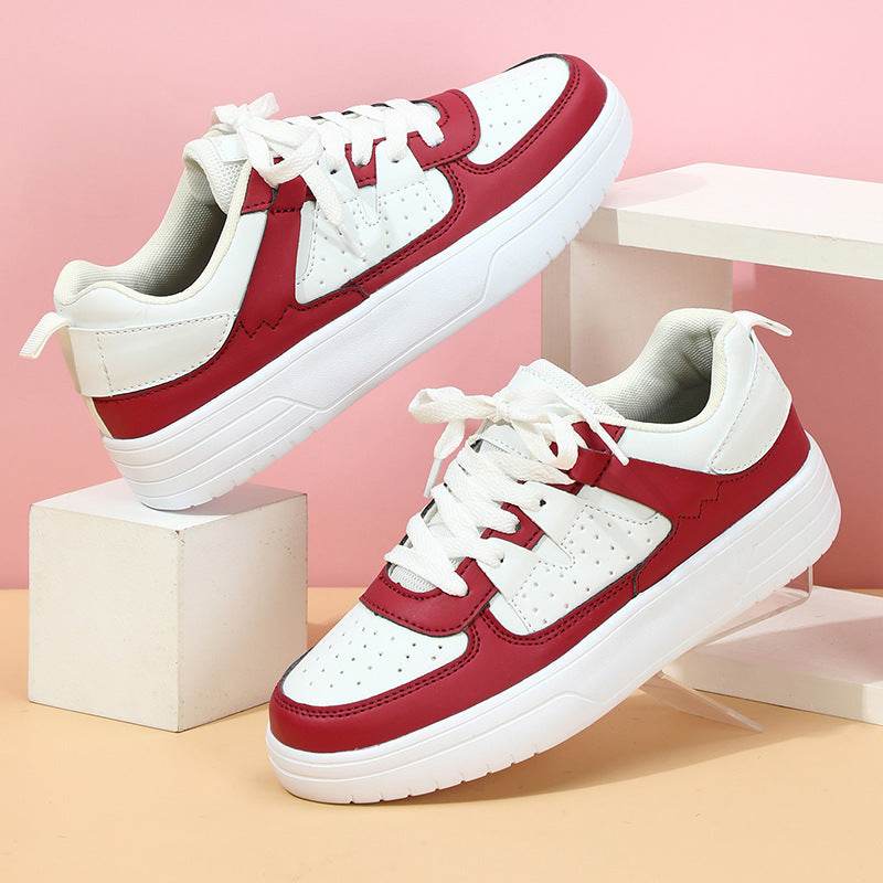 Comfortable Platform Sneakers - Soft Bottom Vulcanize Shoes for Sports - Buy Center