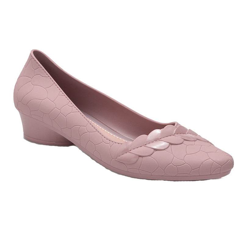 Stylish Women's Low Cut Mid Heel Sandals - Comfortable & Versatile All-Day Wear - Buy Center