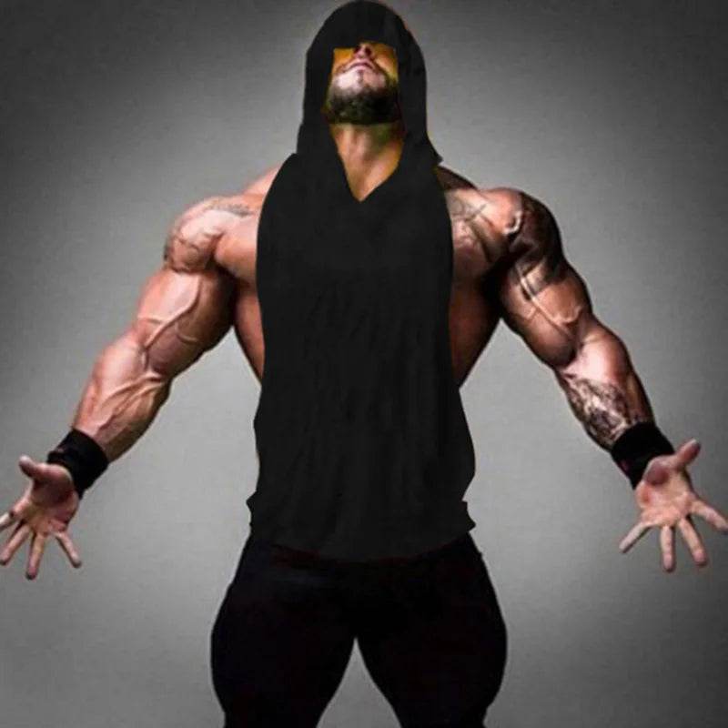 2023 Men's Hooded Sleeveless Cardigan Vest - Plus Size S-4XL Streetwear - Buy Center