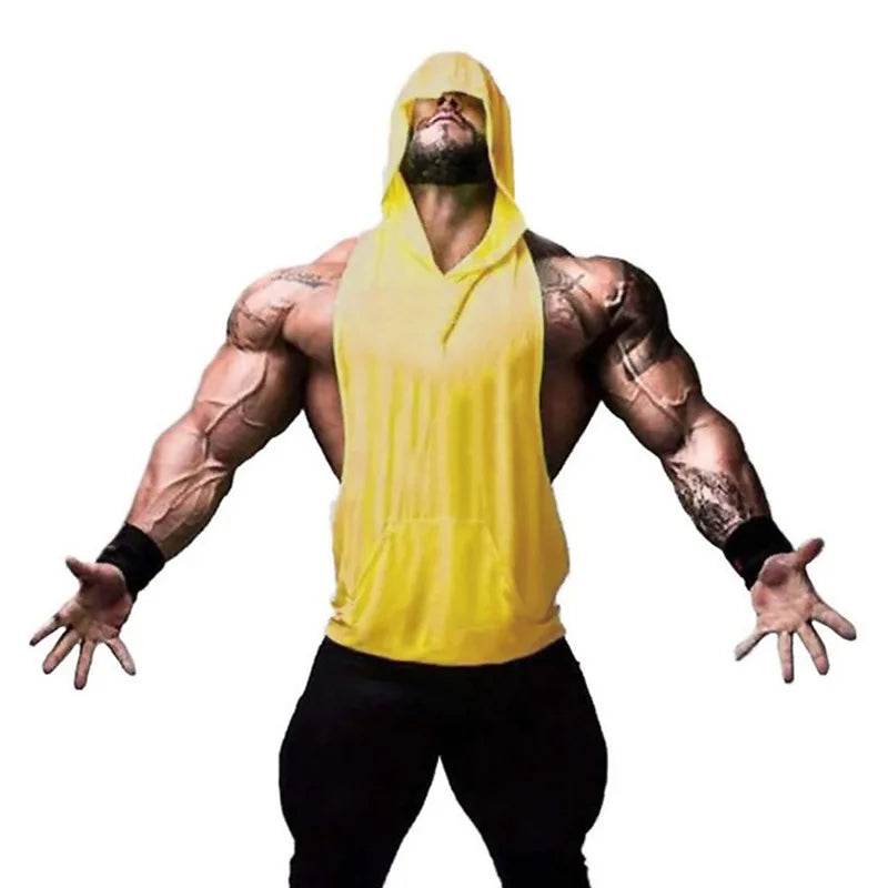 2023 Men's Hooded Sleeveless Cardigan Vest - Plus Size S-4XL Streetwear - Buy Center
