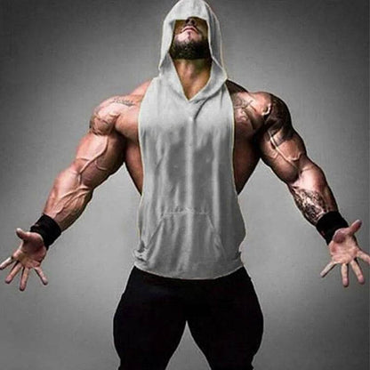 2023 Men's Hooded Sleeveless Cardigan Vest - Plus Size S-4XL Streetwear - Buy Center