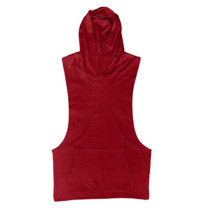 2023 Men's Hooded Sleeveless Cardigan Vest - Plus Size S-4XL Streetwear - Buy Center