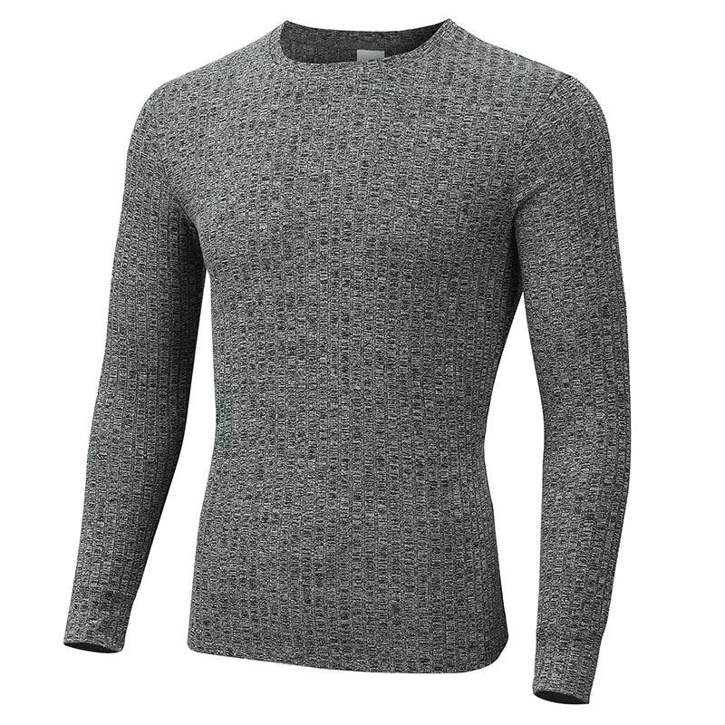Muscleguys Casual Slim Fit Sweater - Men's Long Sleeve Pullover - Buy Center