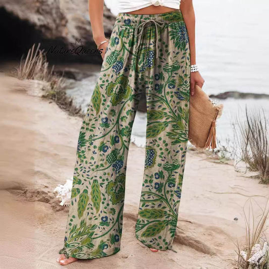 Stylish Wide-Leg Sports Trousers - Comfortable Fit in Trendy 3D Patterns - Buy Center
