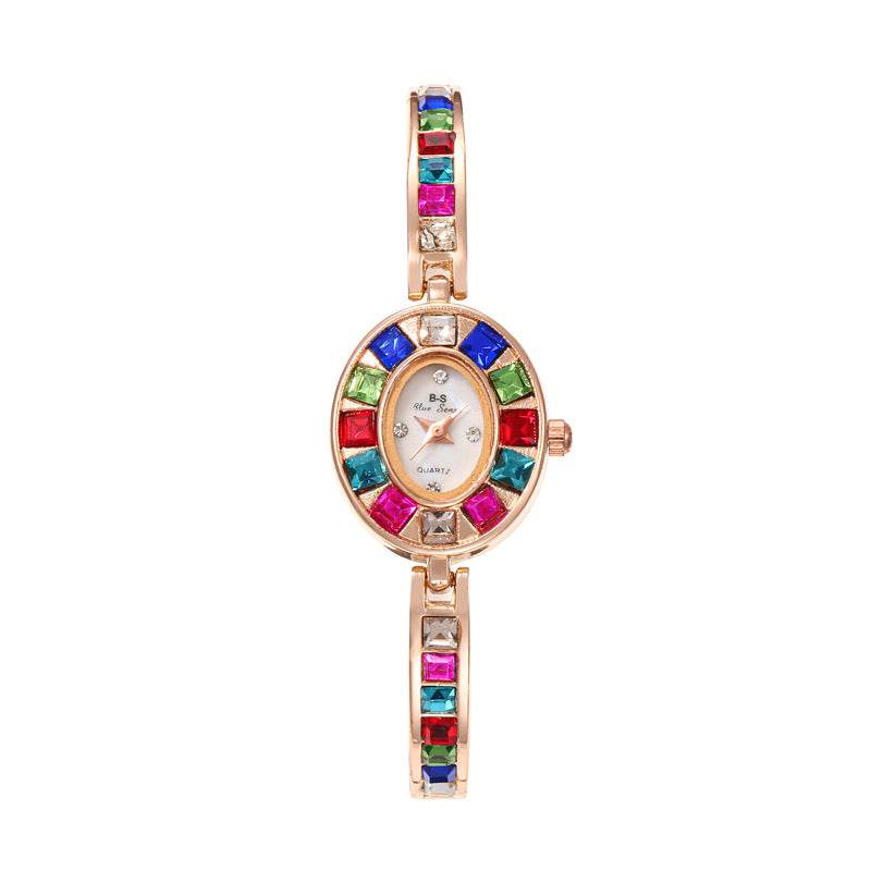 Minority Fashion Women's Quartz Watch - Stylish Gold & Silver Elegance - Buy Center