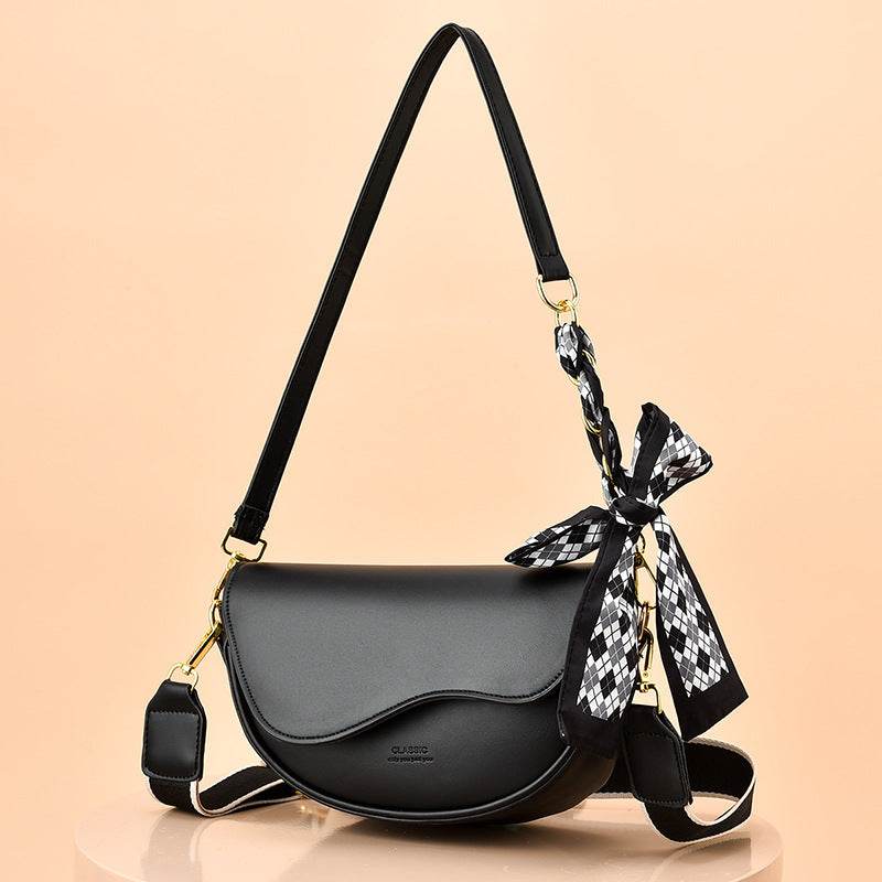 Light Luxury Women's Crossbody Bag - Stylish Saddle Bag for Everyday Use - Buy Center