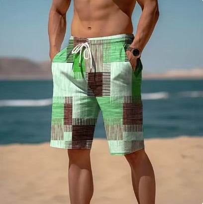 New Summer Hawaiian Printed Men's Shorts - Breathable & Micro Elastic Comfort - Buy Center