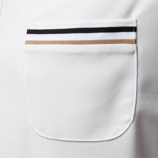 Men's Casual Striped Polo Shirt - Short Sleeve, Summer Top for Youth - Buy Center