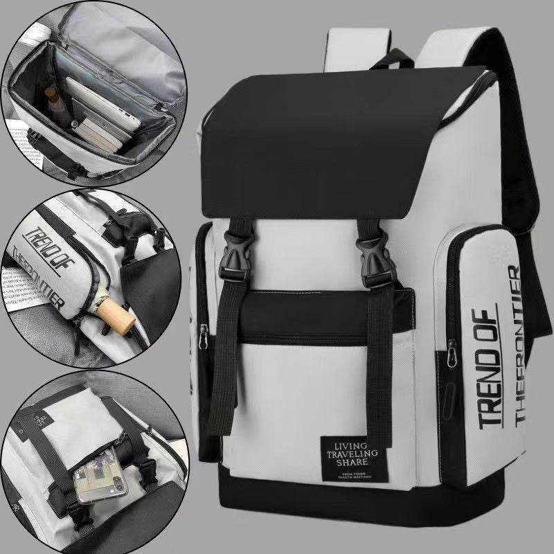 Stylish Schoolbag Backpack - Large Capacity for Trendy High School Students - Buy Center