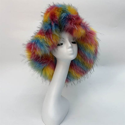 Fashionable Raccoon Fur Hat - Stylish Winter Accessory for Women 2025 - Buy Center