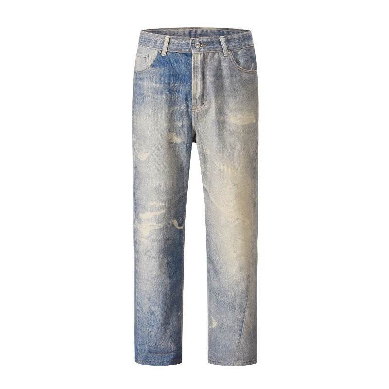 Light Blue Distressed Jeans for Men - Modern Style & Comfort - Buy Center