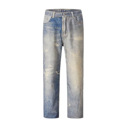 Light Blue Distressed Jeans for Men - Modern Style & Comfort - Buy Center