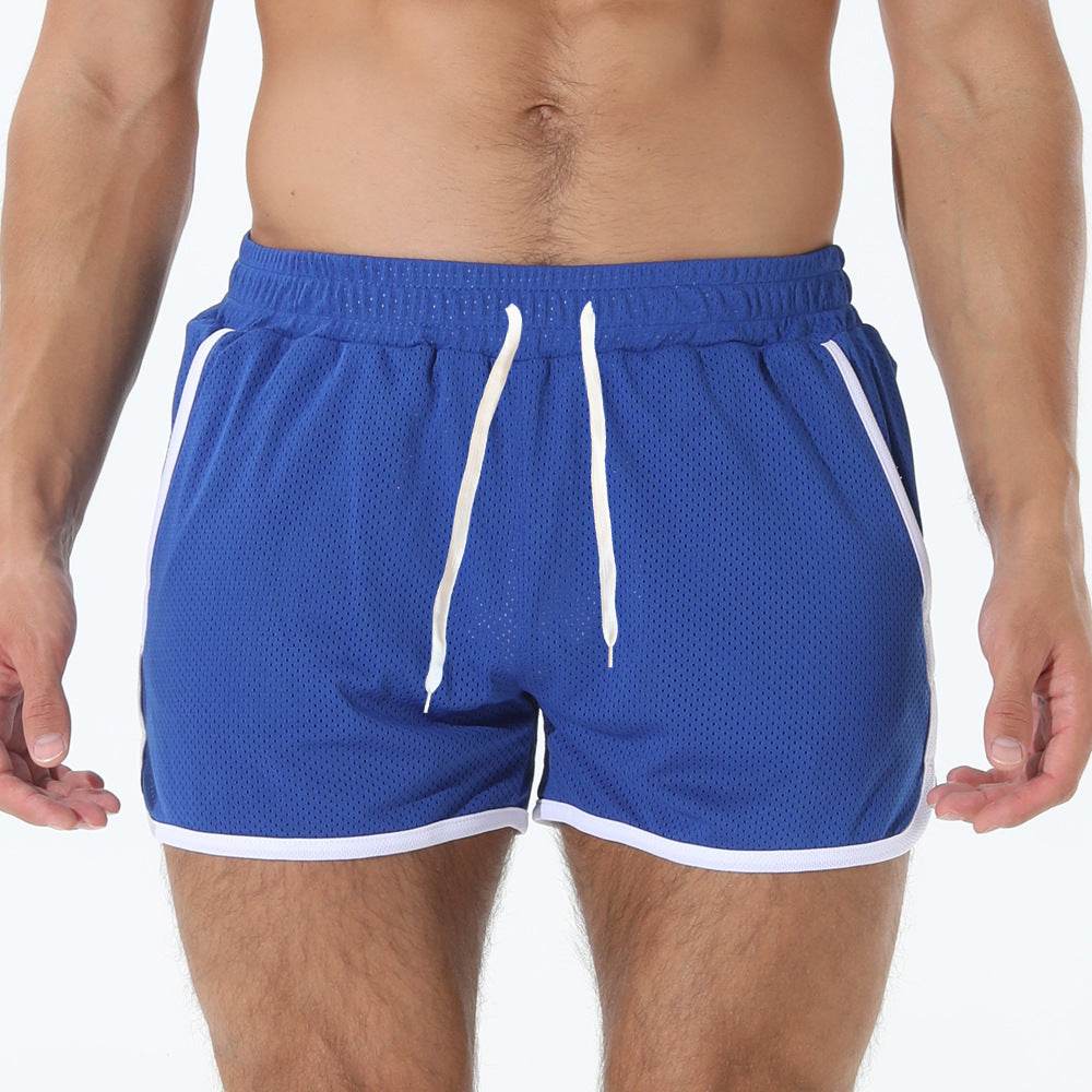 Men's Quick-Drying Mesh Shorts - Stylish Solid Colors for Sports - Buy Center
