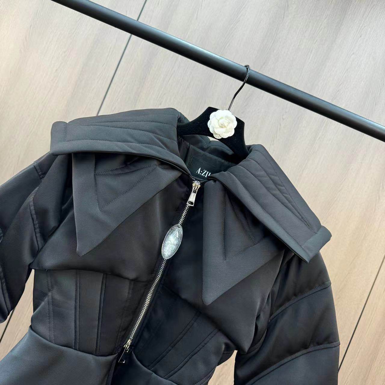 Women's Waist Slimming Down Jacket - Stylish, Warm & Versatile for Winter - Buy Center