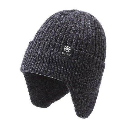 Fashion Men's Winter Wool Hat - Fleece-Lined & Stylish for Cold Weather - Buy Center
