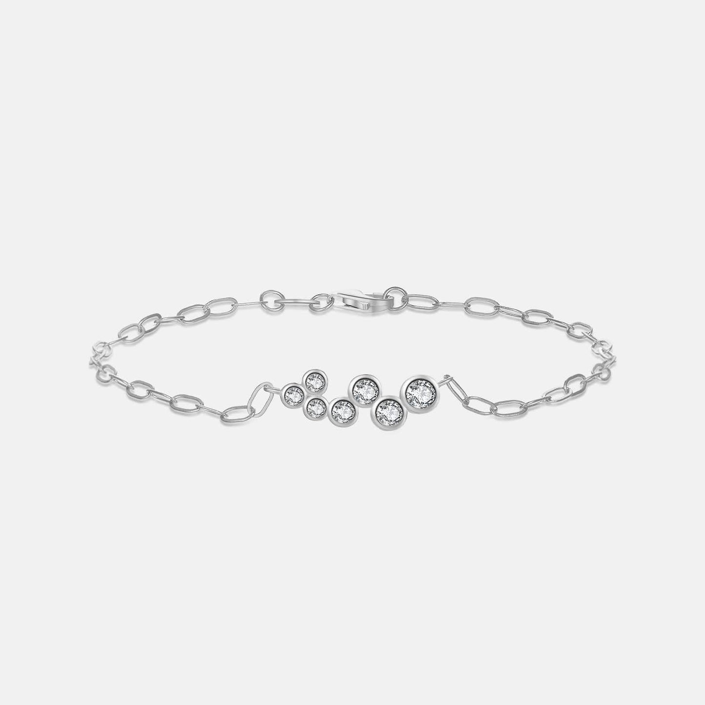 Buy Center Retro Diamonds Necklace & Bracelet Set for Women - Fashion Jewelry - Buy Center