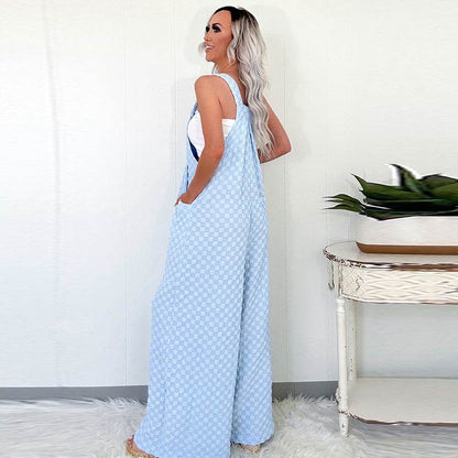 Women's Trendy Plaid Jumpsuit - Stylish Romper for Every Occasion - Buy Center