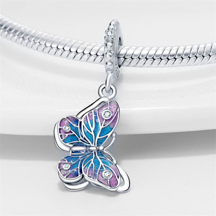 Panjia Style 925 Sterling Silver Beads Pendant - Elegant DIY Keychains - Buy Center
