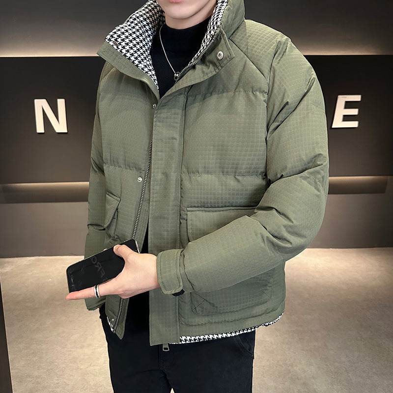 Thickened Cotton Jacket - Stylish Stand Collar Coat for All Seasons - Buy Center
