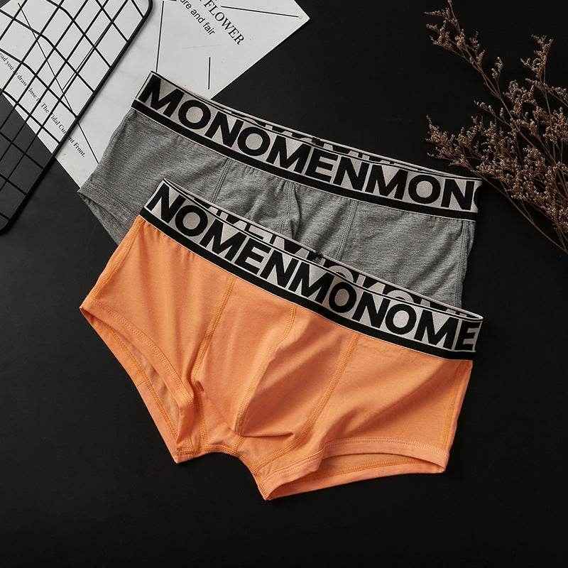 Classic Men's Boxers - Low Waist Stretch Underwear in Trendy Colors