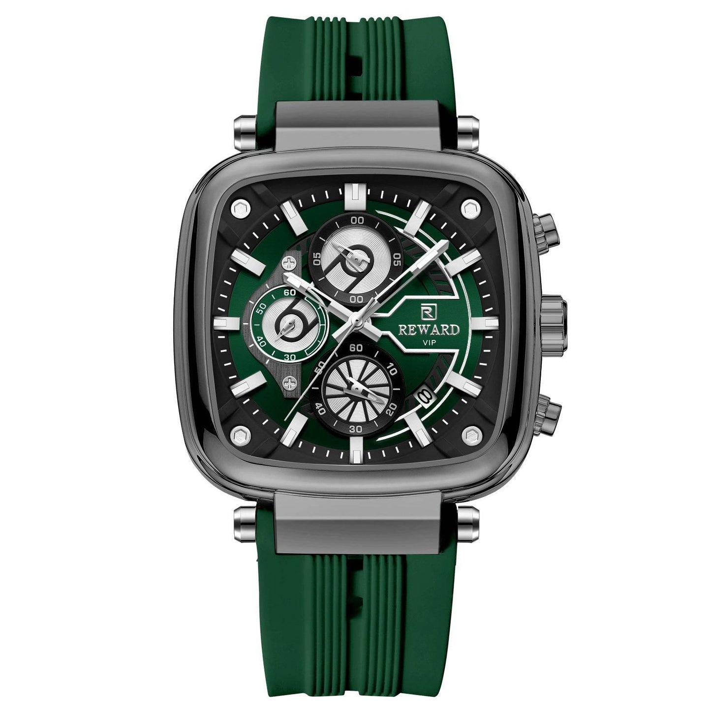 Buy Center Multi-Function Men's Sports Quartz Watch - Silicone Strap - Buy Center