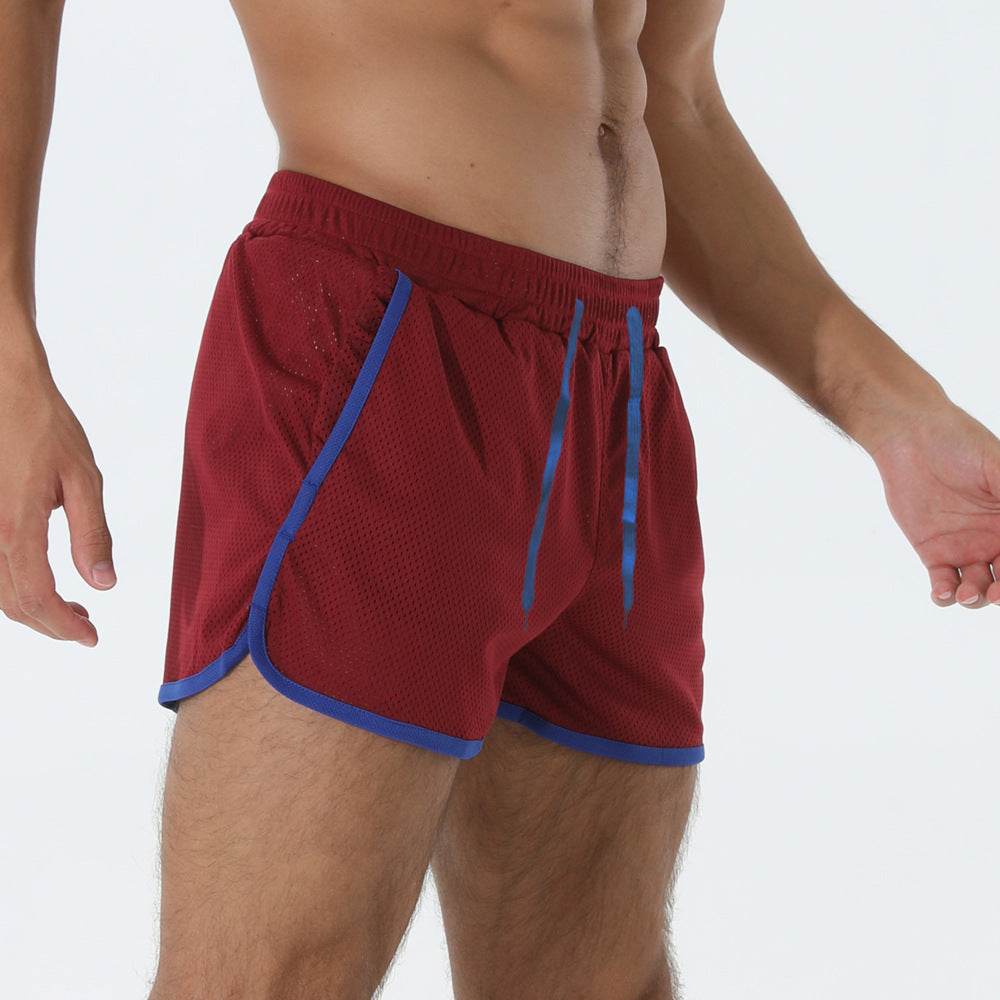 Men's Quick-Drying Mesh Shorts - Stylish Solid Colors for Sports - Buy Center
