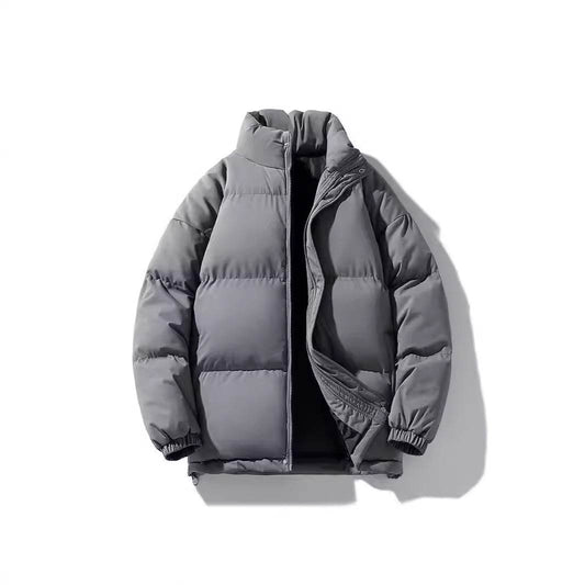 Stand Collar Down Coat Jacket - Warm Cotton, Stylish Colors Available - Buy Center