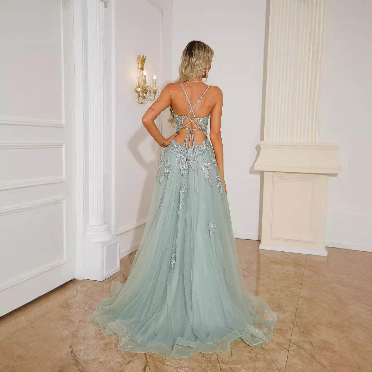 Elegant Women's Evening Dresses - Trendy Long Suspender Styles 2025 - Buy Center