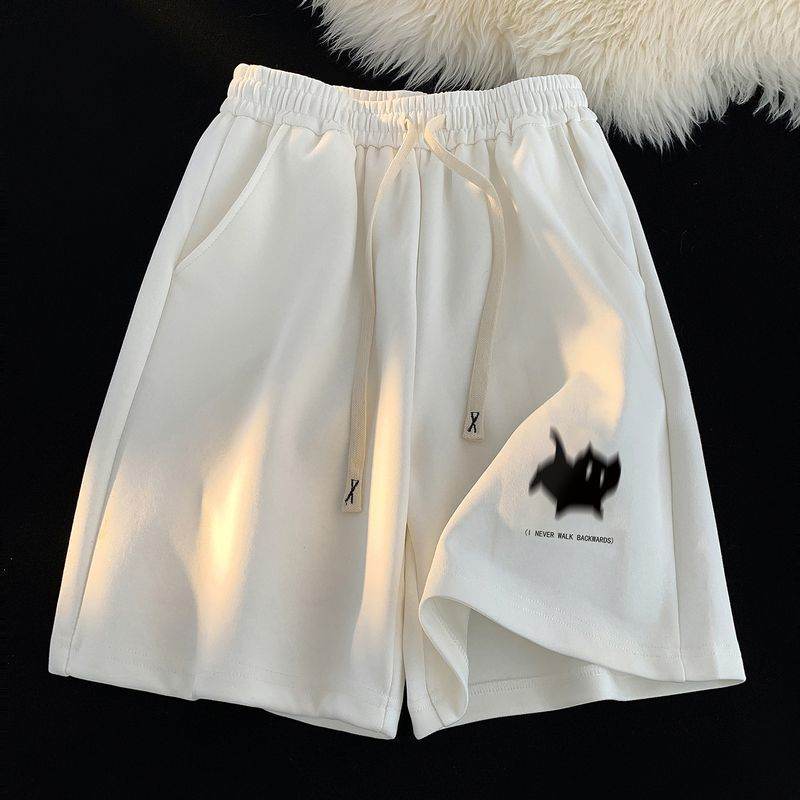 American Retro High Waist Sports Shorts - Trendy Bamboo Fiber Casual Pants - Buy Center