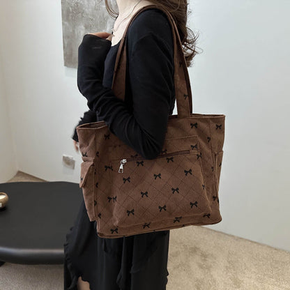 Buycenter Simple Stylish Underarm Tote Bag - Trendy Canvas Clutch - Buy Center