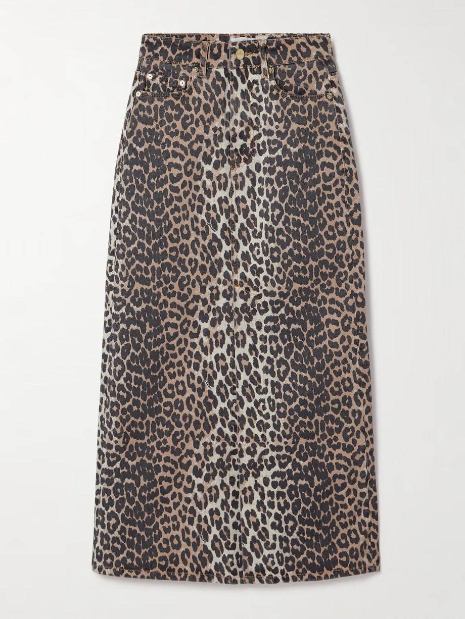 Women's Leopard Print Ankle-Length Skirt - Stylish & Comfortable Fashion - Buy Center