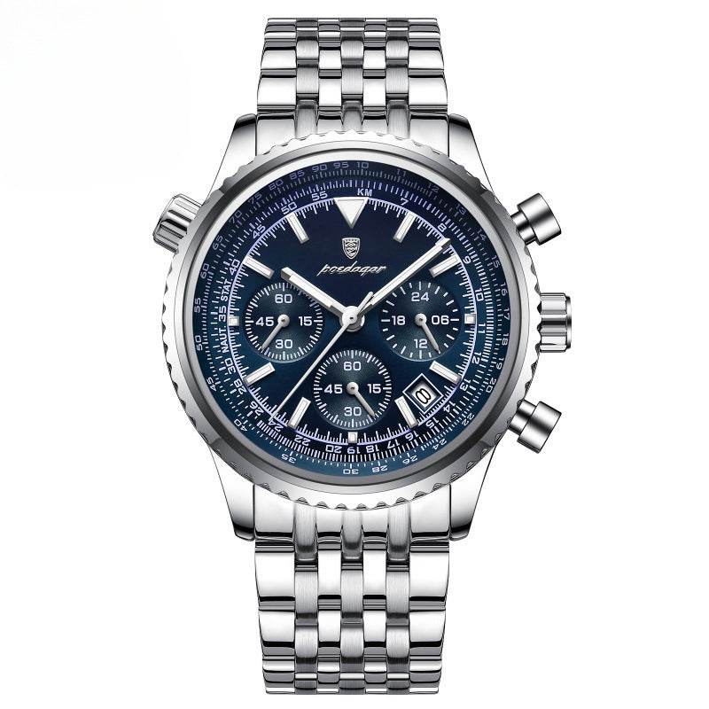 Men's Waterproof Luminous Quartz Watch - Multi-Function & Stylish Design - Buy Center