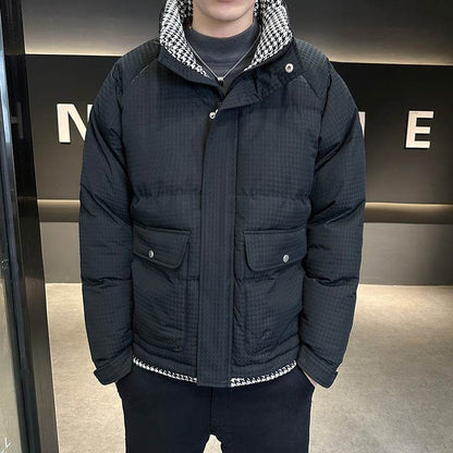 Thickened Cotton Jacket - Stylish Stand Collar Coat for All Seasons - Buy Center
