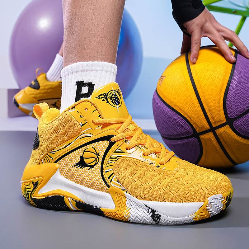 Buycenter Men's Lightweight Basketball Shoes - Non-slip, Shock Absorption - Buy Center