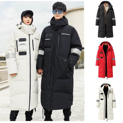 Men's Cold-Proof Down Jacket - Stylish, Below-Knee Winter Outerwear - Buy Center