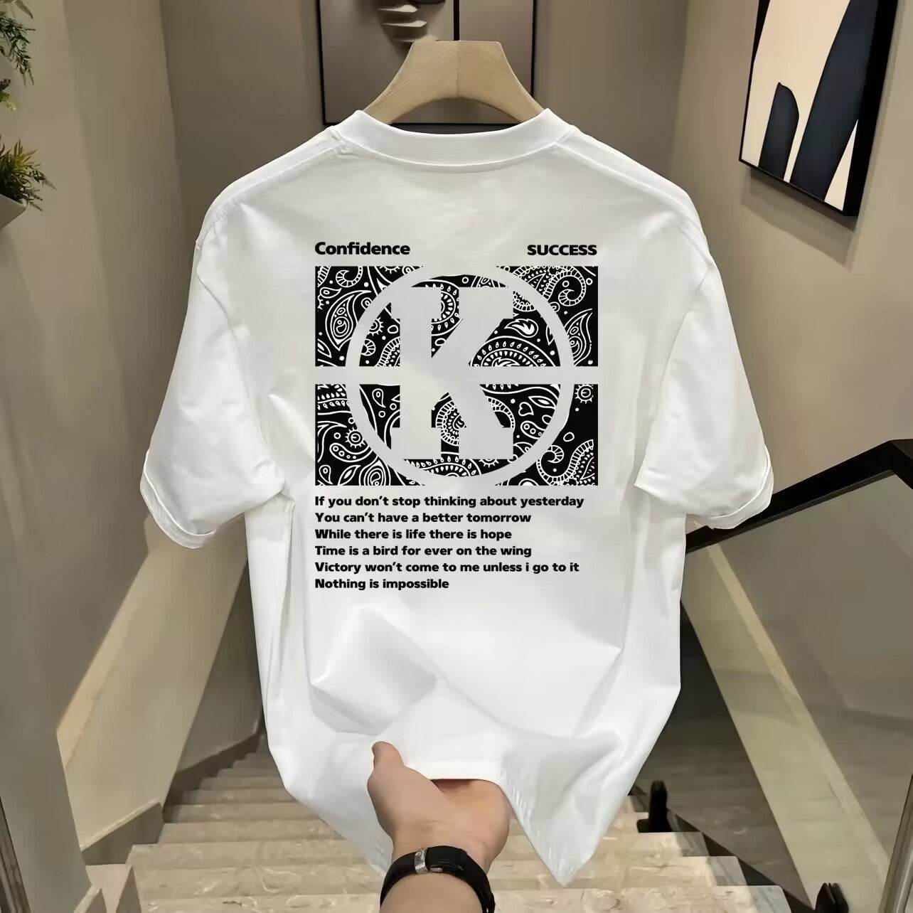 All-Match Summer Cotton T-Shirt for Ladies - Loose Fit Short Sleeve Style - Buy Center