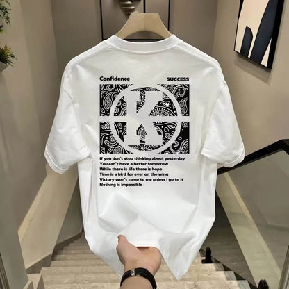 All-Match Summer Cotton T-Shirt for Ladies - Loose Fit Short Sleeve Style - Buy Center